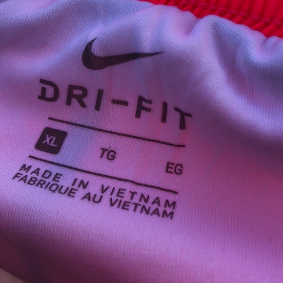 Neon Coral Color Dri Fit Nike Shorts - Picture 3 of 5